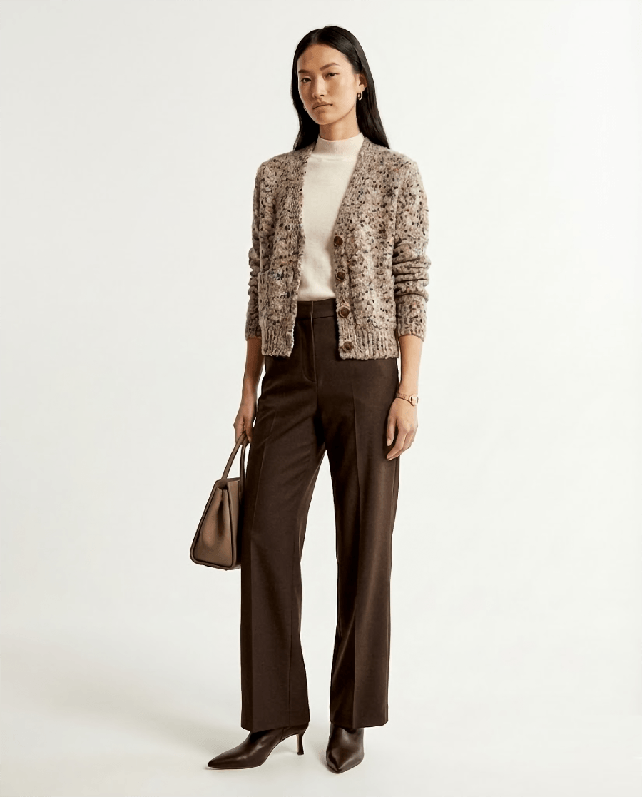cardigan cammello